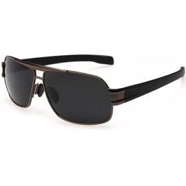 Semi-rimless Polarized Sunglasses Men Sun Glasses for Male Classic Driving Sunglasses - RS0125 C2 - C5194OKR3YH $48.09