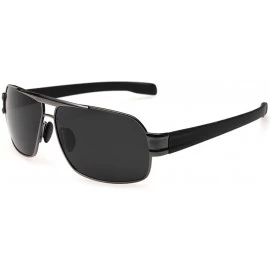 Semi-rimless Polarized Sunglasses Men Sun Glasses for Male Classic Driving Sunglasses - RS0125 C2 - C5194OKR3YH $29.74