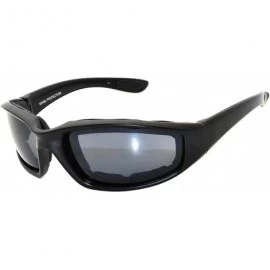 Sport 12 Motorcycle CAMO Padded Foam Sport Glasses Polarized Smoke Lens Sunglasses - 12-moto-polarized-black - CK18DRRGZIX $9...