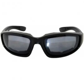 Sport 12 Motorcycle CAMO Padded Foam Sport Glasses Polarized Smoke Lens Sunglasses - 12-moto-polarized-black - CK18DRRGZIX $9...