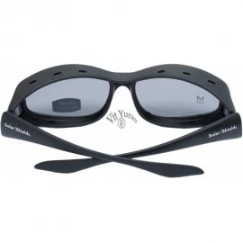 Sport Solar Shield Fit Over Your RX Glasses Polarized Sunglasses (1526) + Free Cleaning Cloth - C612NABVVK4 $40.34