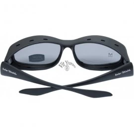 Sport Solar Shield Fit Over Your RX Glasses Polarized Sunglasses (1526) + Free Cleaning Cloth - C612NABVVK4 $17.99