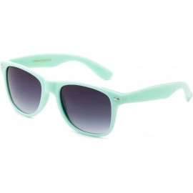 Wayfarer 80's Classic Blue Brothers Horn Rimmed Style Retro Colors Packs Vintage Retro Sunglasses (10 PACK) - CN18RYOK5IQ $17.33
