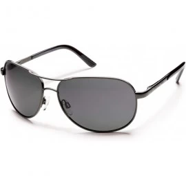 Sport Optics Aviator Sunglasses - Gunmetal / Polarized Gray - C91125FNOWV $35.88