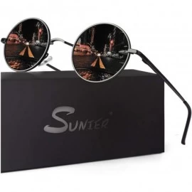Round Retro Round Polarized Steampunk Sunglasses Side Shield Goggles Gothic S92-ADVANCED POLARIZED - C918NO7TEM4 $24.09