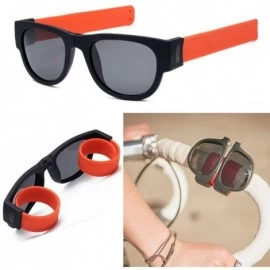 Sport Folding Wristband Sunglasses Slappable Bracelet - C5 - CN199OLN0IT $10.41