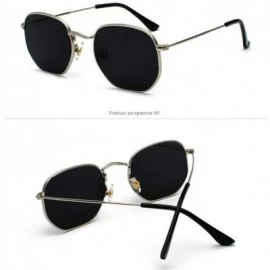 Square Hexagon Sunglasses Sunglases Driving Fishing - CJ197Y9RTNH $44.21