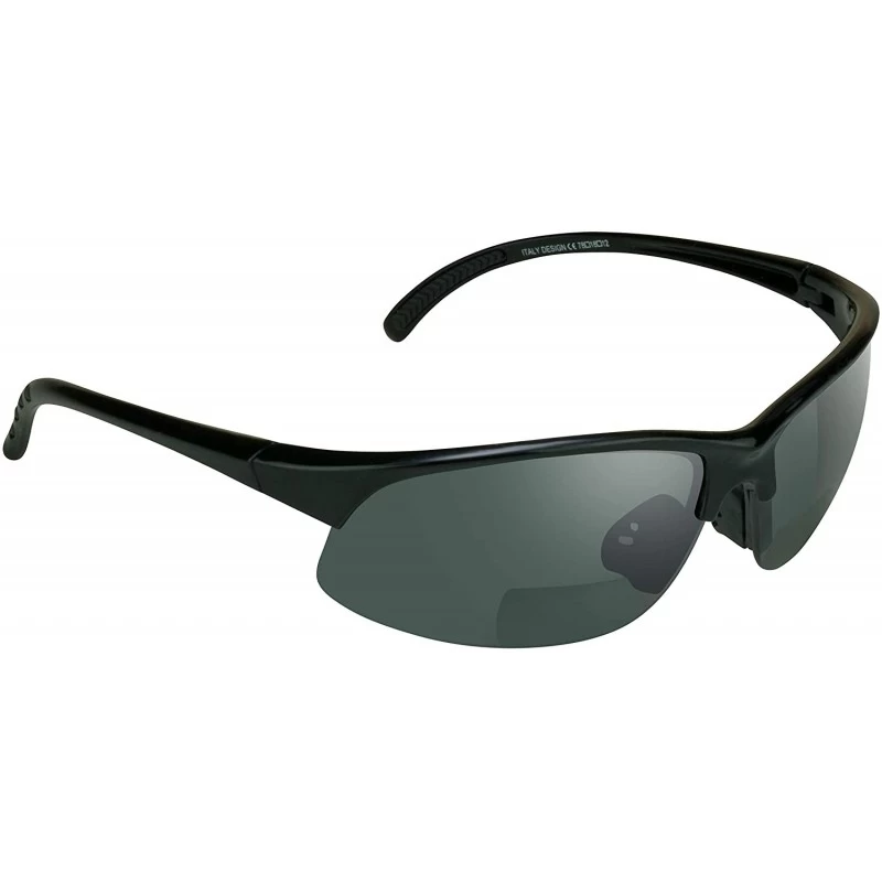 Rimless Semi Rimless blue blocker HD Vision bifocal sunglasses (Smoke- 2.50) - C518046OY3A $27.15