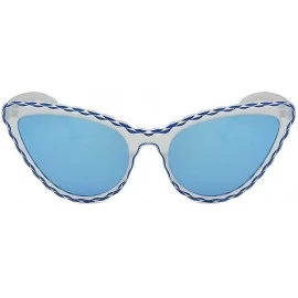 Cat Eye Stylish Sunglasses for Men Women 100% UV protectionPolarized Sunglasses - A - CK18S5IQ65X $13.14