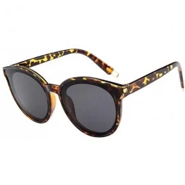 Round Mens Womens Retro Big Frame Vintage Rapper Sunglasses Eyewears - H - CV18TS3W9S6 $18.02