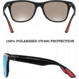 Rectangular Polarized Mens Driving Sunglasses for Men Women TR90 Frame Driving Fishing Cycling Outdoor Activity - CM194R76I8H...