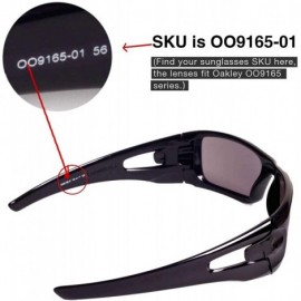 Sport Replacement Lenses for Oakley Crankcase Sunglasses - Multiple Options Available - Ice Blue Coated - Non-Polarized - CL1...