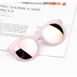 Wrap 2018 Fashion Brand Kids Sunglasses Black Retro Children's UV Protection Baby Sun Glasses Girls Boys - Ice Blue - CJ19854...