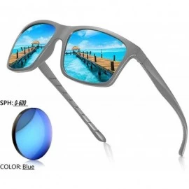 Square new custom men's myopia polarized sunglasses sports colorful driving fishing polarized sunglasses - Gun - CM18ZC44RKX ...