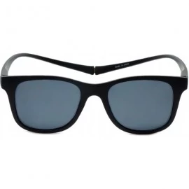Sport Chelsea Polarized Magnetic Sunglasses - Matte Black - C218HYXT8O7 $33.64