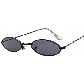 Rimless Women Men UV Protection Cat Eye Flat Lenses Sunglasses Shades Goggles Dark Glasses - A - CO18DG8QI9K $10.99