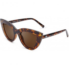 Oversized Gatto & Quadrato - Men & Women Sunglasses - Gatto Habana - Brown Nylon Hd / Before $59.95 - Now 20% Off - C718R29MO...