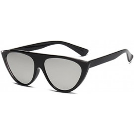 Goggle cat eyes female sunglasses personality fashion street trend sunglasses - Black Mercury Tablets - CL18EH4HEWY $7.48