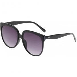 Goggle Fashion Men Women Gradient Lens Irregular Shape Sunglasses Vintage Cateye Sun Glasses - B - CO18T0C82TS $7.93