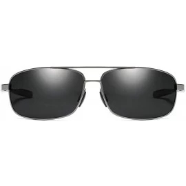 Square Myopic Polarized Sunglasses Women Nearsighted Glasses Fashion Metal square men's driving goggles UV400 - CX18SLID3YM $...