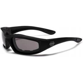 Sport Padded Sport Sunglasses - Black- White- Silver or Pink Frame / Mirror- HD- Yellow- Dark- Fire or Ice Lens - C511P3RN2UR...