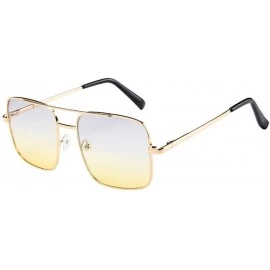 Oversized Women Men Vintage Retro Unisex Fashion Oversize Frame Sunglasses Eyewear - 3194c - C718RT0WSXO $10.29