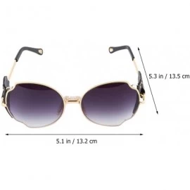 Aviator Sunglasses Leather Fashionable Supplies - C8190RCH0YG $12.26