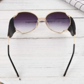 Aviator Sunglasses Leather Fashionable Supplies - C8190RCH0YG $26.63