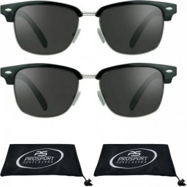 Wayfarer Classic Reading Sunglasses with Round Horn Rimmed Plastic Frame for Men & Women - Not Bifocal - CG18L9UUMA3 $23.32