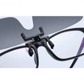 Sport Outdoor Sports Mens Nose Clip Eyewear Cycling Driving Sunglasses Polarized - Silver - CX1808MT04D $10.26