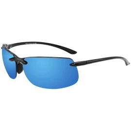 Sport Rimless Sports Sunglasses for men women Running Driving Fishing Tr90 Superlight Frame JE027 - C118O8ETQDY $40.43