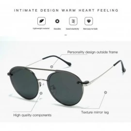 Square Magnetic sleeve mirror sunglasses fashion men's polarized sunglasses multi-purpose metal glasses - C3 - C51904RO6RI $1...