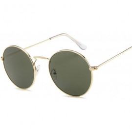 Rimless Round Sunglasses Women Brand Designer Sun Glasses Female Fashion Summer Feminino - Goldtrans - C0198ZTAMDW $37.32