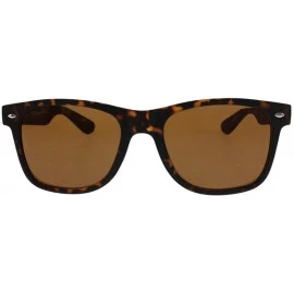 Square Classic Square Frame Sunglasses - Tortoise - CL196RN09IM $14.30
