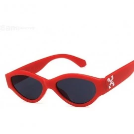 Aviator Cat Eye Sunglasses Women Fashion Brand Designer Rectangle Sun Glasses Ladies C1 - C4 - C518Y3OMR8T $11.20