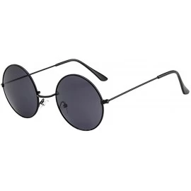 Round Vintage Round Polarized Hippie Sunglasses Small Round Polarized Sunglasses - H - CX190HXQLNY $14.98