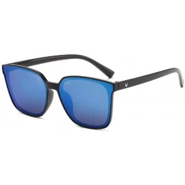 Sport UV Protection Glasses Male Sunglasses Female Sunglasses Big face Toad Eyes (Blue Mercury) - Blue Mercury - CF190HAXTXY ...