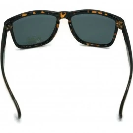 Shield Tortoise Shell Sunglasses for Women with Polarized Copper Reflective Mirror Lens - CJ180IOLQUC $18.17