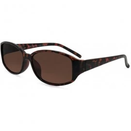 Round Stylish Full Reader Sunglasses - Tortoise - CG11DXLOJOD $35.99