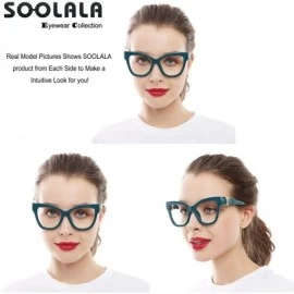 Oval Womens Butterfly Frame Reading Glasses w/Shiny Rhinestones - Molv - CV18ZSKD7DT $26.93