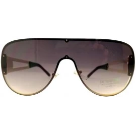 Cat Eye Cat Eye Frameless Sunglasses Vintage Mirrored Womens UV 400 - Grey Mirrored - CL18EOLXLXO $24.39