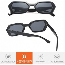 Wayfarer Vintage Retro Man Ladies Sunglasses with UV 400 Protection and Glasses Case - Black - C818G7ZLME8 $8.77