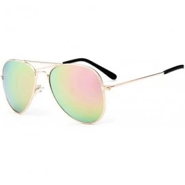 Goggle Fashion Classic Sunglasses Women Men Driving Mirror 2020 NEW Pilot Sun Glasses Er Unisex UV400 - Pink - C4199C74TR9 $2...