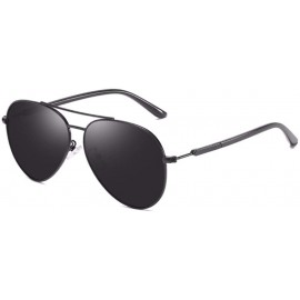 Aviator Men's Polarized Sunglasses Exploded Color Film Polarized Toad Driving Sunglasses - E - CI18Q92XIX8 $59.49