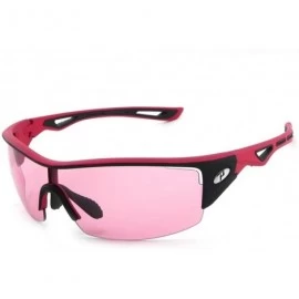 Wrap Walker Sunglasses - Matte Black Over Matte Red/Rose - CT12L6TPENX $61.28