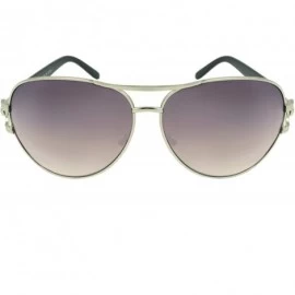 Shield Berling Shield Fashion Retro Sunglasses Shades - Silver-black - CZ11JRVUU41 $11.68
