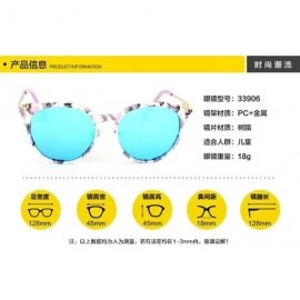 Sport New Fashion Colorful Coated Sunglasses Cute New Polarized Children Sunglasses - CC18SAEAWML $19.45