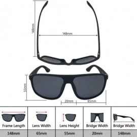 Round Polarized Sports Sunglasses for men women Baseball Running Cycling Fishing Golf Tr90 ultralight Frame LA001 - CJ18Y6KOK...