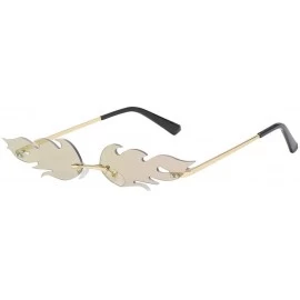 Wrap Novelty Sunglasses-Women Men Vintage Retro Glasses Unisex Big Frame Sunglasses Eyewear - C - CV1959HUISH $17.49