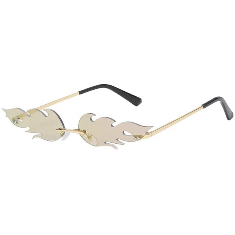 Wrap Novelty Sunglasses-Women Men Vintage Retro Glasses Unisex Big Frame Sunglasses Eyewear - C - CV1959HUISH $7.93